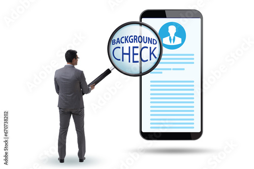 Concept of background security check