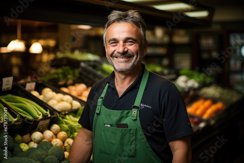Portraits of a green grocer