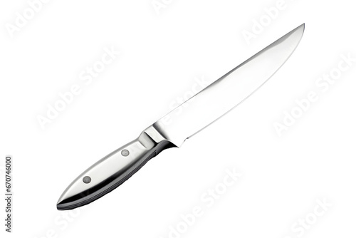 Kitchen knife on transparent background