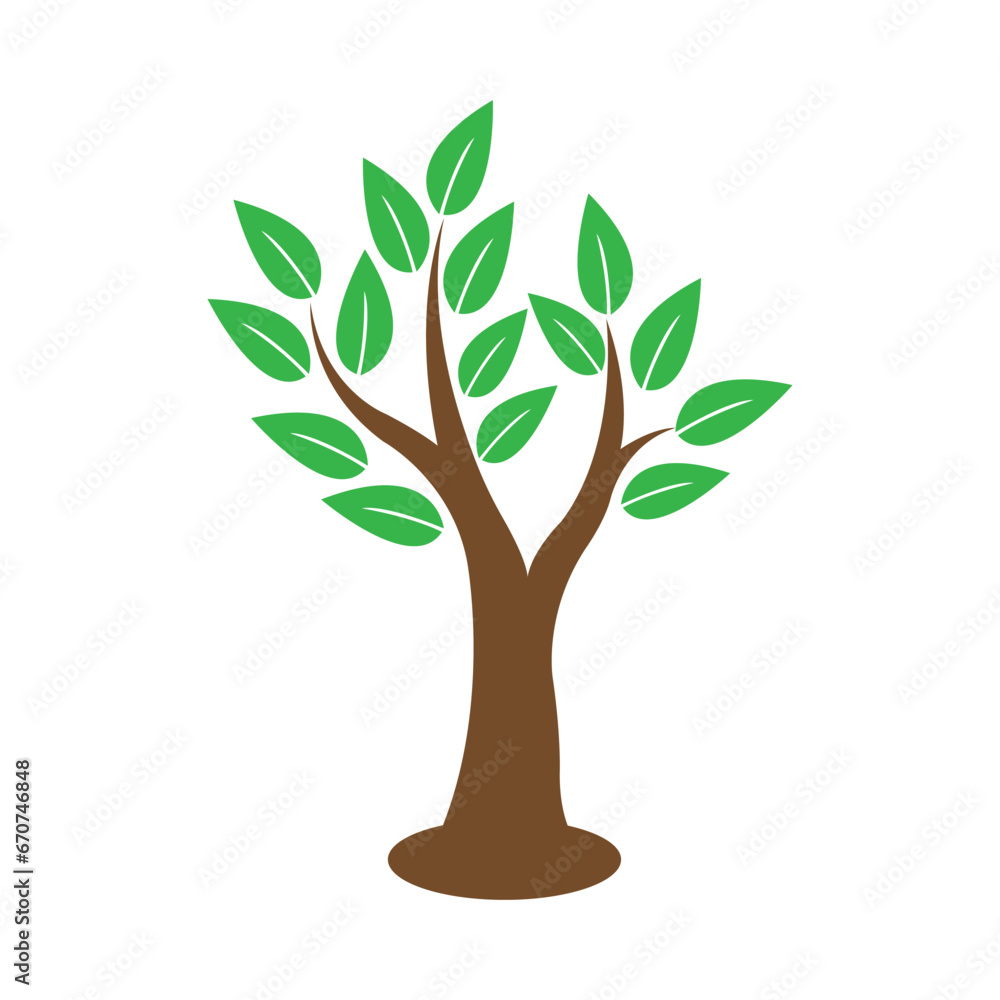 Fototapeta premium tree icon logo vector design template