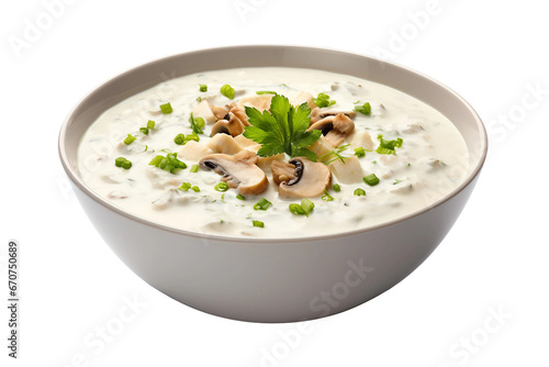 Clam Chowder Perfection Isolated on transparent background