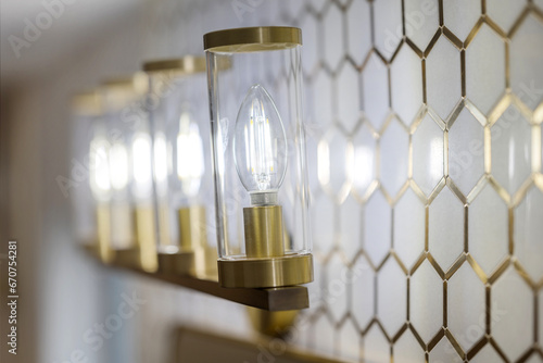Φωτογραφία a close up of a light fixture