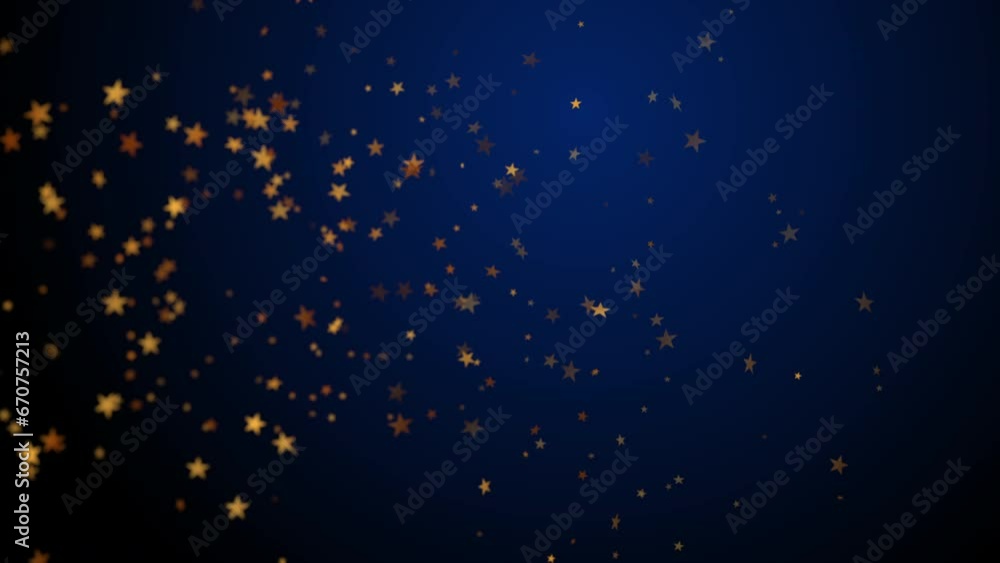 Dark blue abstract background with golden stars. Seamless looping retro motion design. Video animation Ultra HD 4K 3840x2160 Dark blue abstract background with golden stars. Seamless looping retro motion design. Video animation Ultra HD 4K 3840x2160