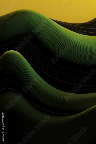 abstract green and yellow wave background  swirl and wavy soft pattern  creative dynamic and elegant design