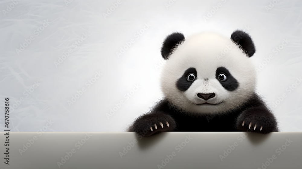 Cute Panda Portrait Wallpaper Cute Panda Portrait Wallpaper