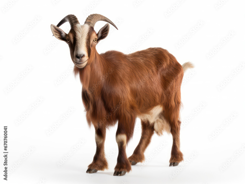 Ibex Studio Shot Isolated on Clear Black Background, Generative AI Ibex Studio Shot Isolated on Clear Black Background, Generative AI