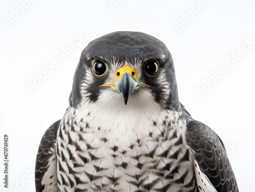 Falcon Studio Shot Isolated on Clear White Background  Generative AI