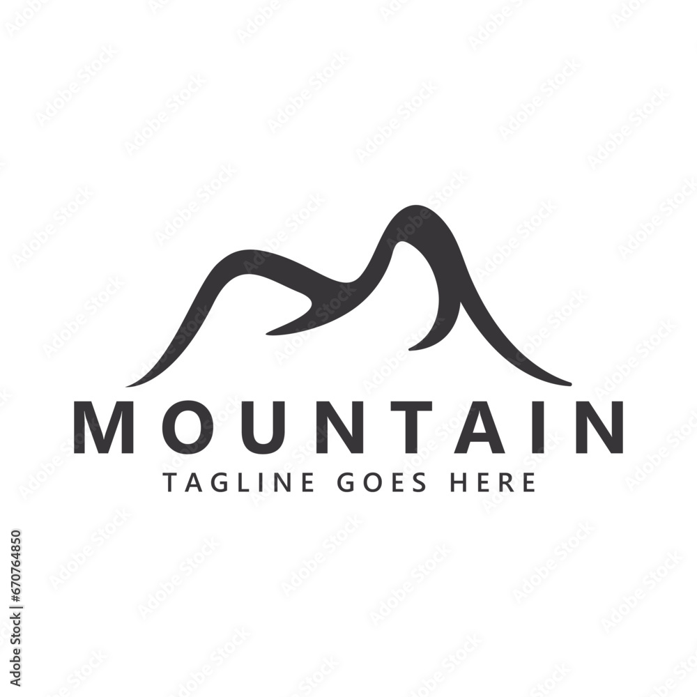 High Mountain icon Logo Business Template High Mountain icon Logo Business Template