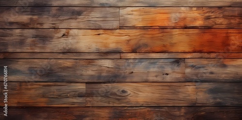 An old grunge vintage wooden planks pattern wall for texture and background, Generative AI illustrations.