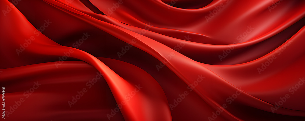 close up of a red satin silk cloth scarf close up of a red satin silk cloth scarf