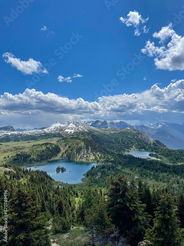 lake in the mountains