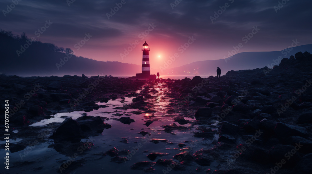 Lighthouse of Sorrows. Generative AI