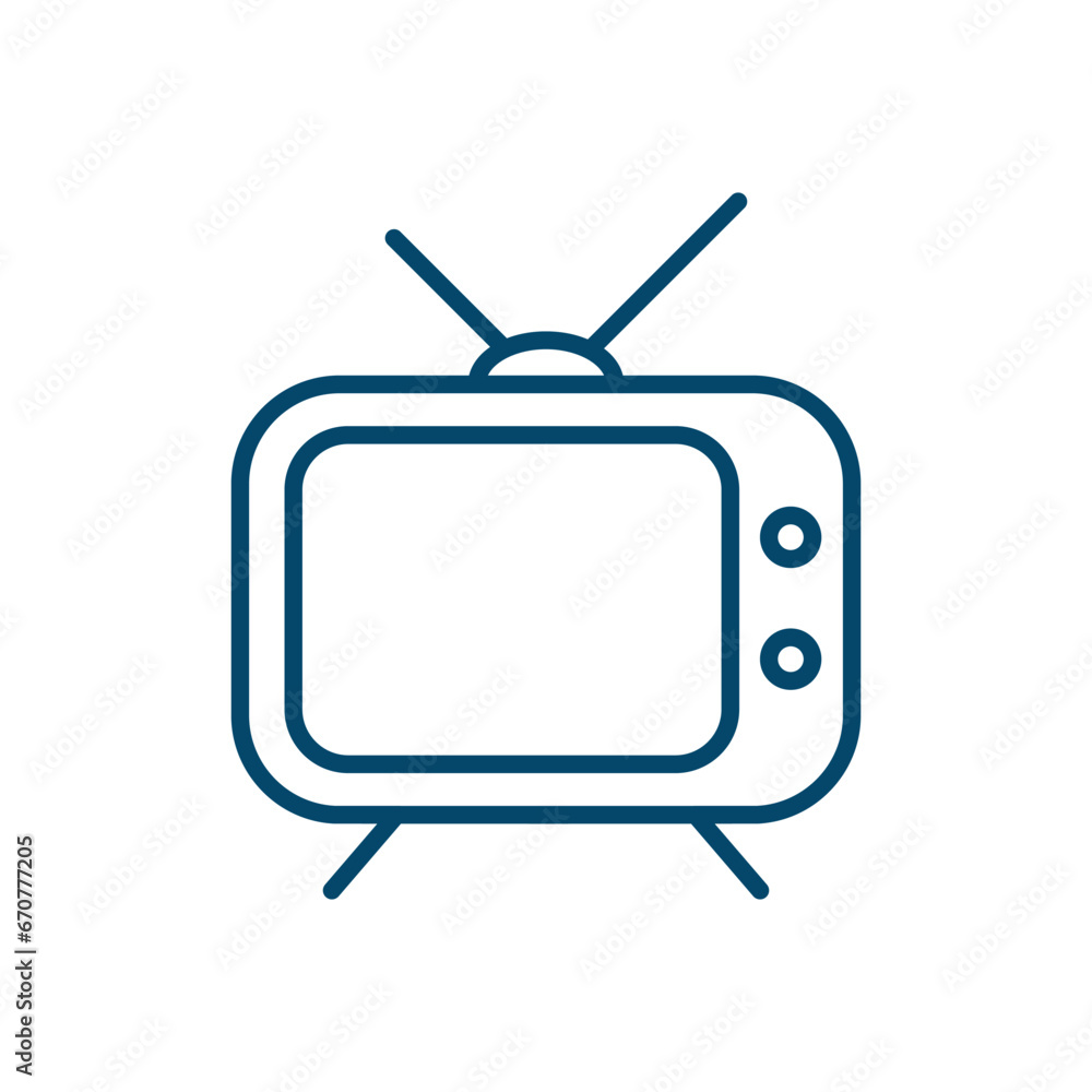 Television Icon Vector Design Template Television Icon Vector Design Template