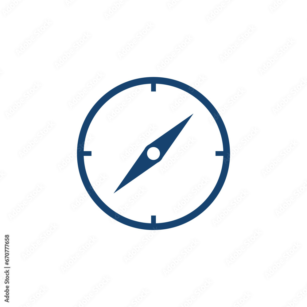 Compass Arrow Icon Vector Design Template Compass Arrow Icon Vector Design Template