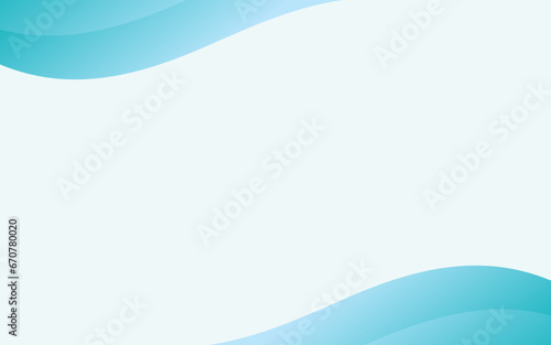 blue light abstract frame background simple banner design with empty space