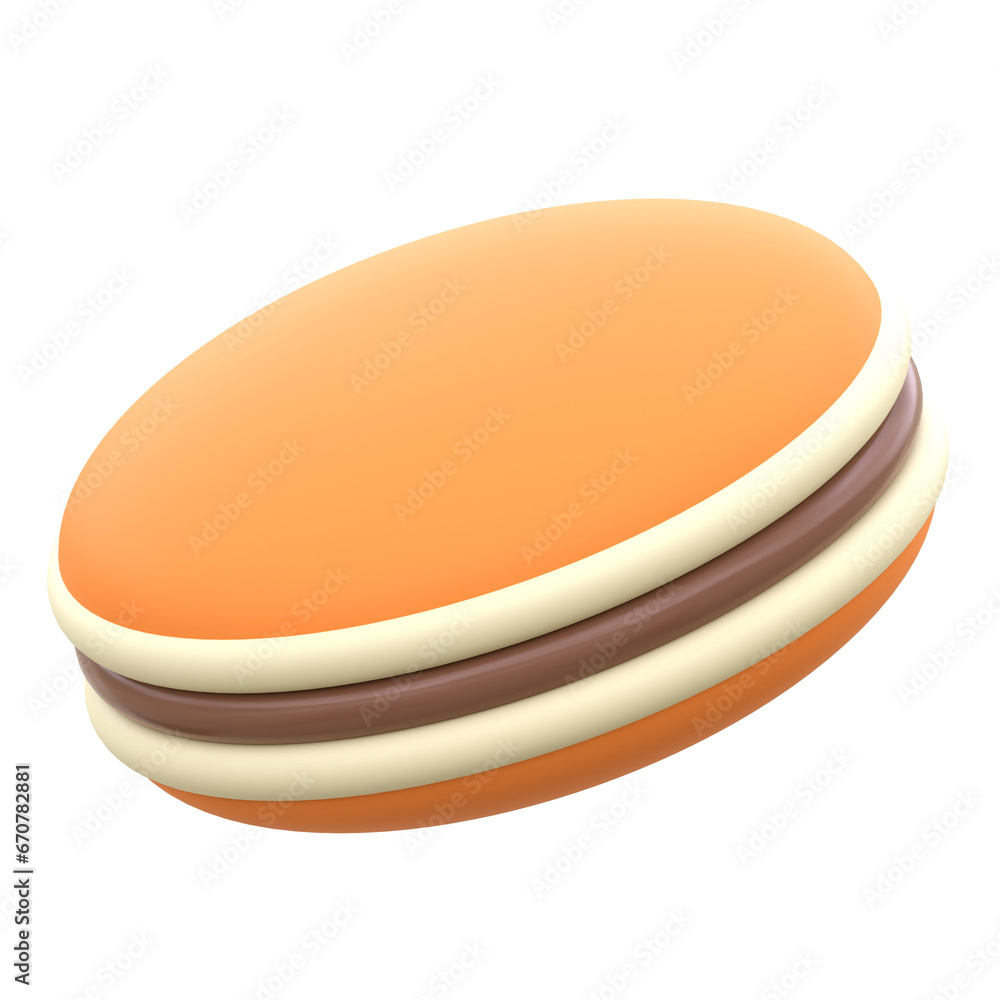 3d icon Dorayaki, 3d illustration, 3d element, 3d rendering. 3d icon Dorayaki, 3d illustration, 3d element, 3d rendering.