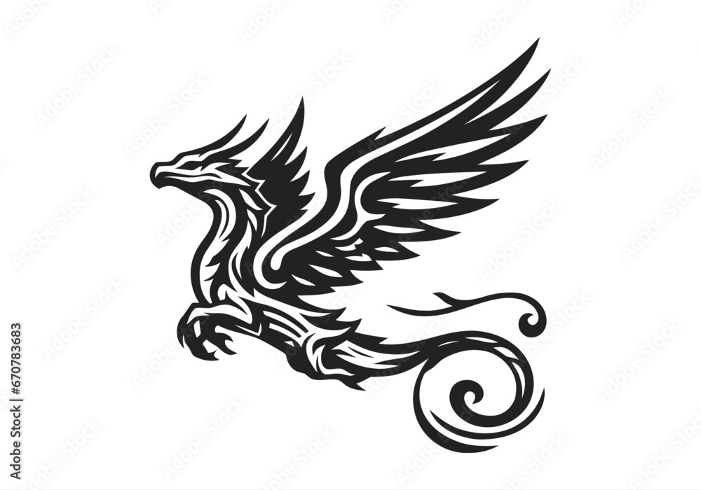 Obraz premium dragon boat, dragons, ferocious, fire, firm, flame, group, heraldic, identity, knight, myth, mythology, red, sport, strong, dragon logo, fire dragon, fir, beastdragon boat, dragons, ferocious, fire, f
