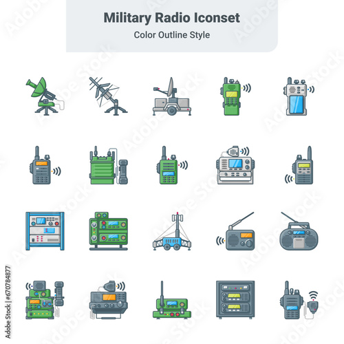 Military Radio Iconset