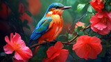 kingfisher on a branch HD 8K wallpaper Stock Photographic Image 