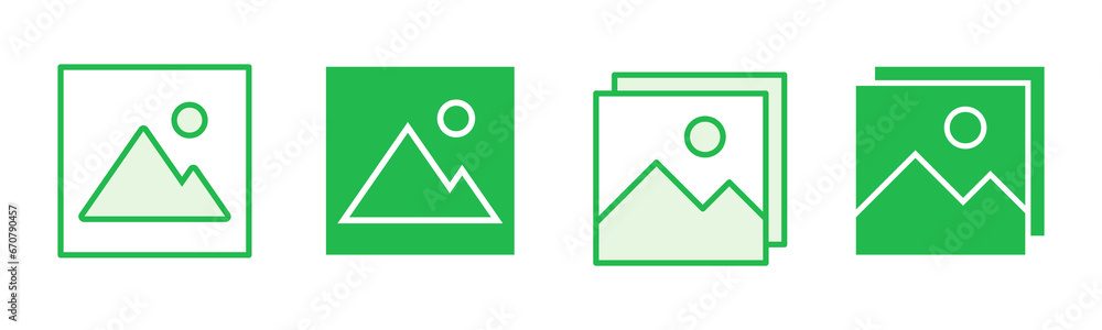 Picture icon set. photo gallery icon symbol Picture icon set. photo gallery icon symbol