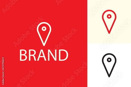 Map Pointer Vector Logo Template