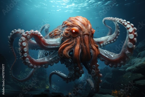 An Octopus animal © Mahenz