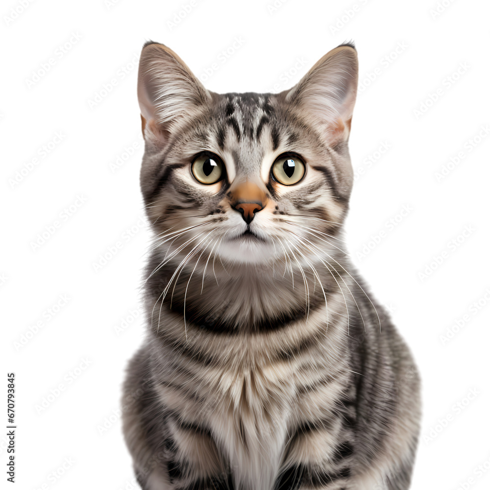 Cat sitting on transparent background Cat sitting on transparent background