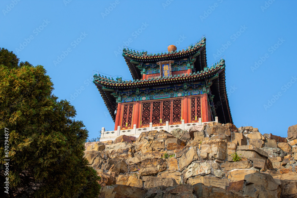 Middle reaches of painting of Summer Palace. Summer Palace, Beijing of China Middle reaches of painting of Summer Palace. Summer Palace, Beijing of China