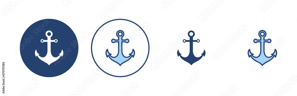 Anchor icon vector. Anchor sign and symbol. Anchor marine icon. Anchor icon vector. Anchor sign and symbol. Anchor marine icon.