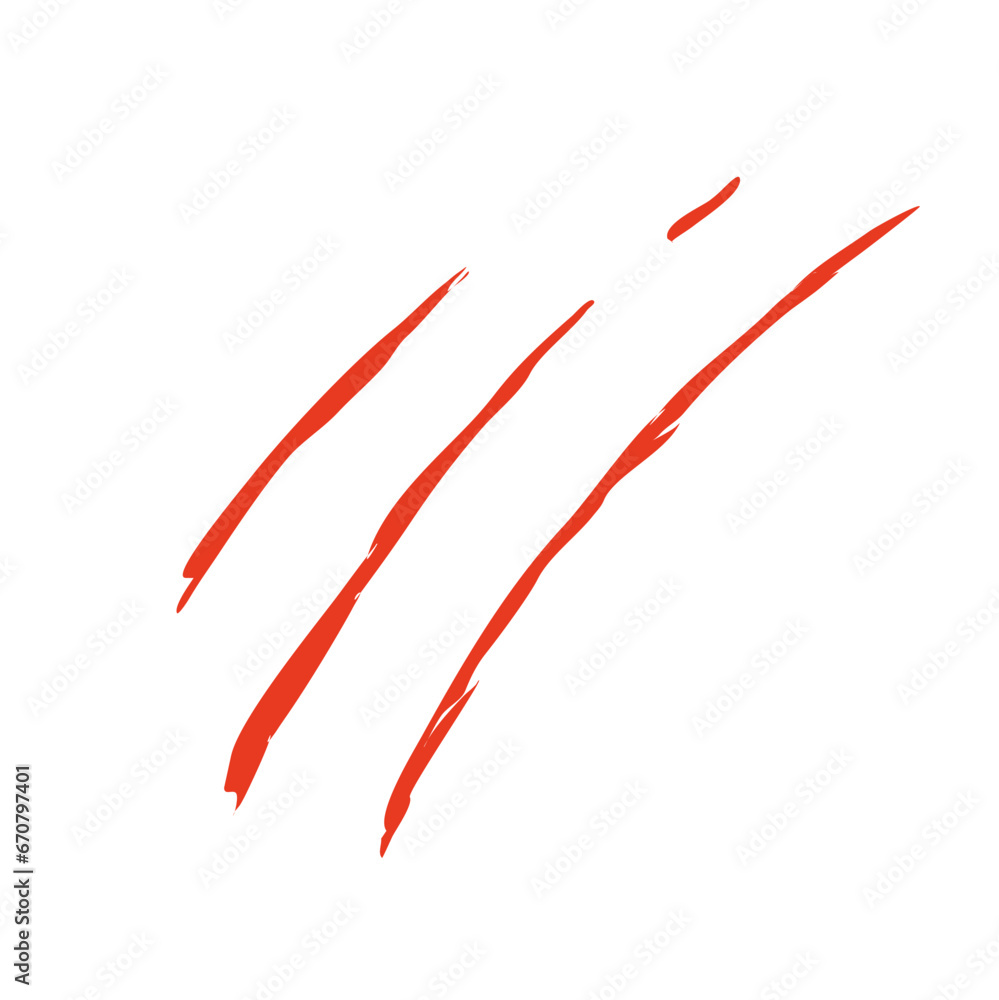 Claws scratches vector Claws scratches vector