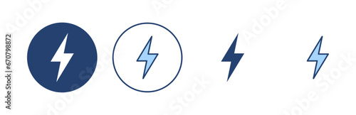 Lightning icon vector. electric sign and symbol. power icon. energy sign Free Download Lightning icon vector. electric sign and symbol. power icon. energy sign - GFXLoad