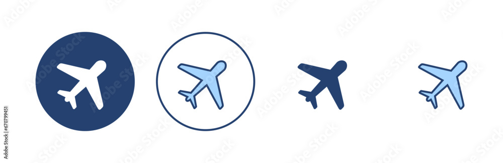 Plane icon vector. Airplane sign and symbol. Flight transport symbol. Travel sign. aeroplane Plane icon vector. Airplane sign and symbol. Flight transport symbol. Travel sign. aeroplane