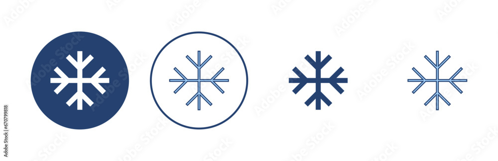 Snow icon vector. snowflake sign and symbol Snow icon vector. snowflake sign and symbol