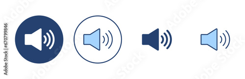 Speaker icon vector. volume sign and symbol. loudspeaker icon. sound symbol