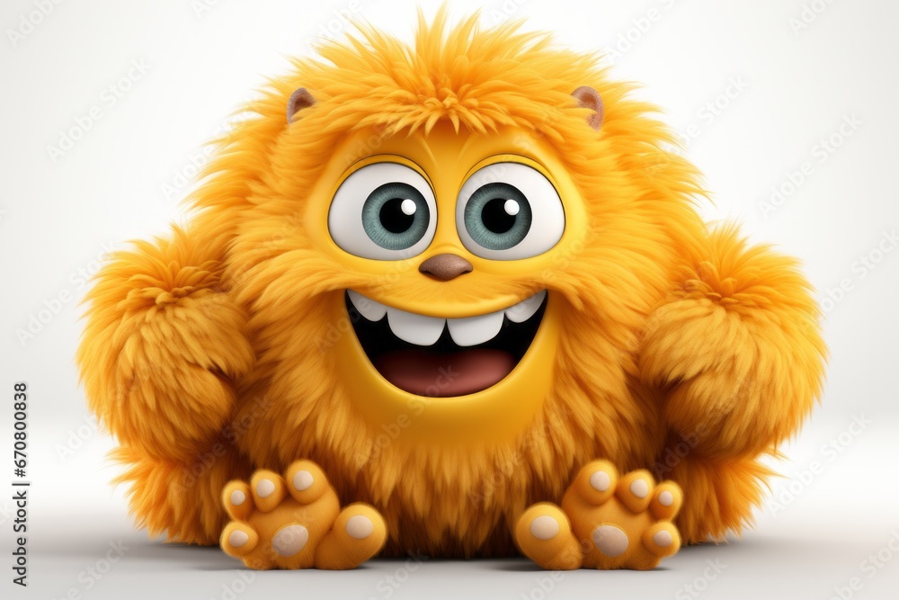 Friendly furry monster with multiple arms and a warm, welcoming demeanor, perfect for a huggable character, Generative AI Friendly furry monster with multiple arms and a warm, welcoming demeanor, perfect for a huggable character, Generative AI