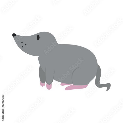 rat cute illustration