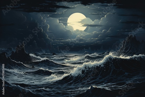 Serenade of the Sea Waves in Art