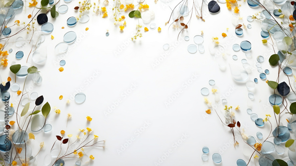 Fototapeta premium background with flowers HD 8K wallpaper Stock Photographic Image 