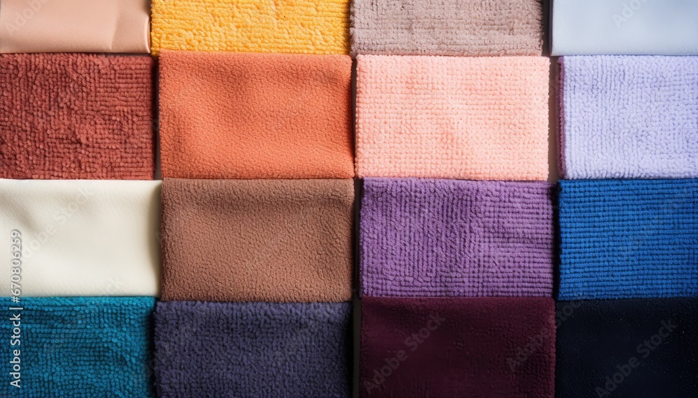 Set of Multicolored Fabric Samples to Fuel Your Creative Selections Set of Multicolored Fabric Samples to Fuel Your Creative Selections