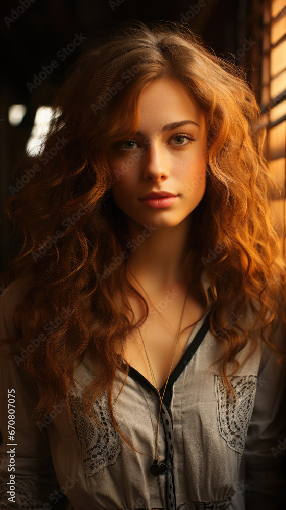 Fototapeta premium Israel Beautiful Girl 20 Year Old Professional, Background Image, Best Phone Wallpapers