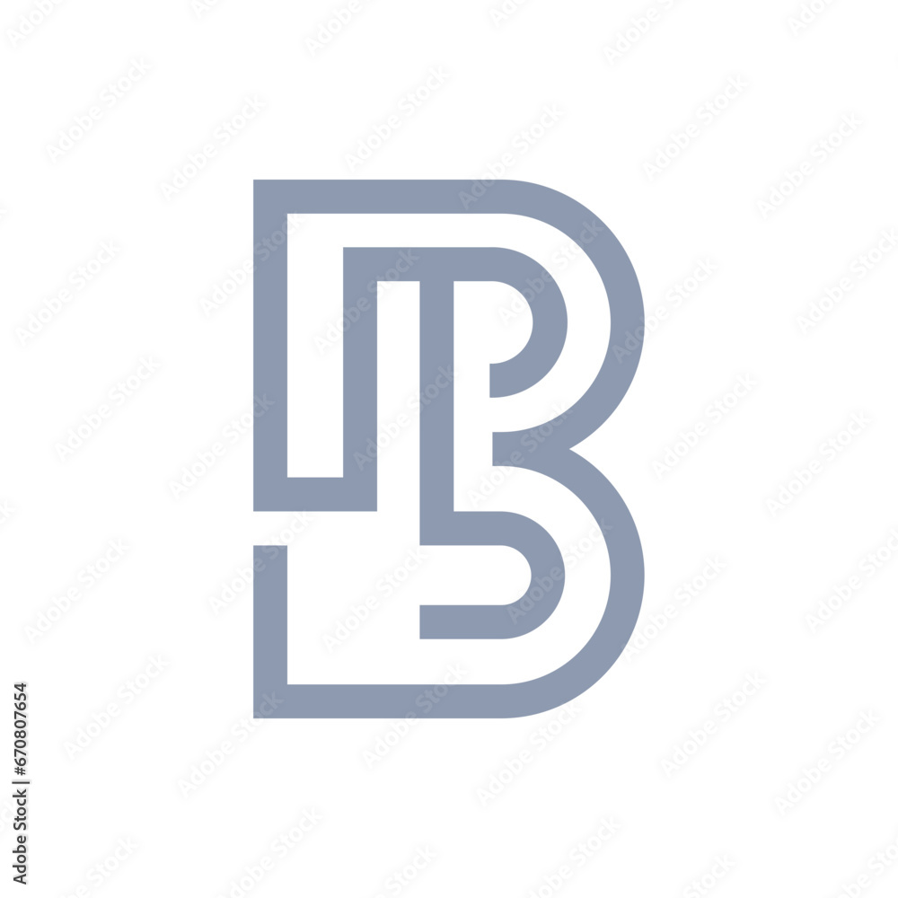 Monogram initial b letter mark logo design. Monogram design vector b logo. Monogram initial letter mark b logo. Design simple b monogram Monogram initial b letter mark logo design. Monogram design vector b logo. Monogram initial letter mark b logo. Design simple b monogram