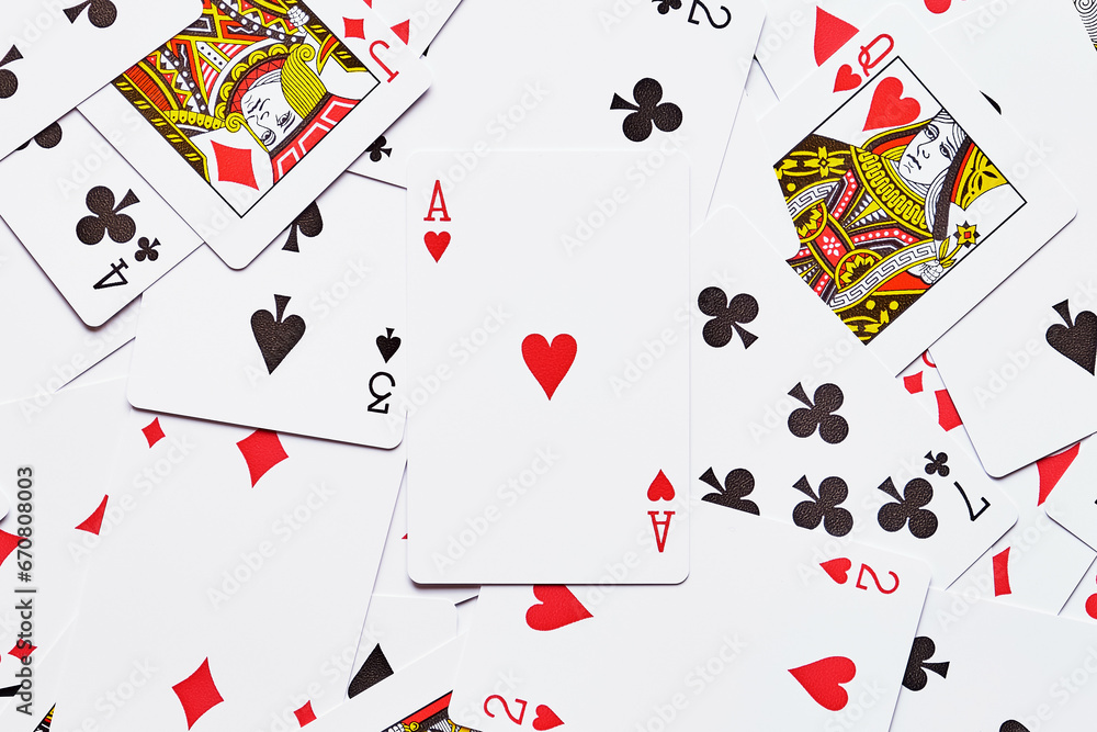 Playing cards background. Playing cards background.