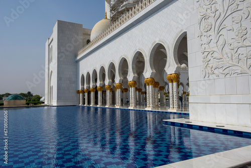 The Grand Mosque in Abu Dhabi, United Emirates