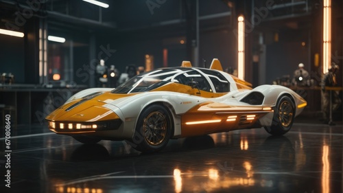 Cinematic Sci-Fi Vibes Meet Super Car Performance, generative AI