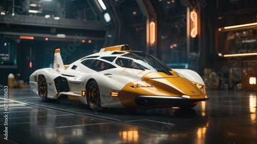 Cinematic Sci-Fi Car: Unleash the Power of Super Car Elegance, generative AI