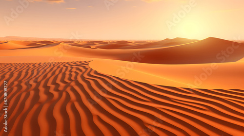 sand dunes in the desert  sand twirling pattern on desert sand dunes