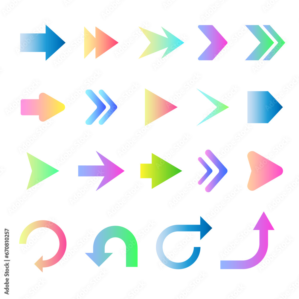 Arrows icons set. Arrow icon. Arrow vector collection. Arrow. Cursor. Modern simple arrows. Vector illustration. Arrows icons set. Arrow icon. Arrow vector collection. Arrow. Cursor. Modern simple arrows. Vector illustration.