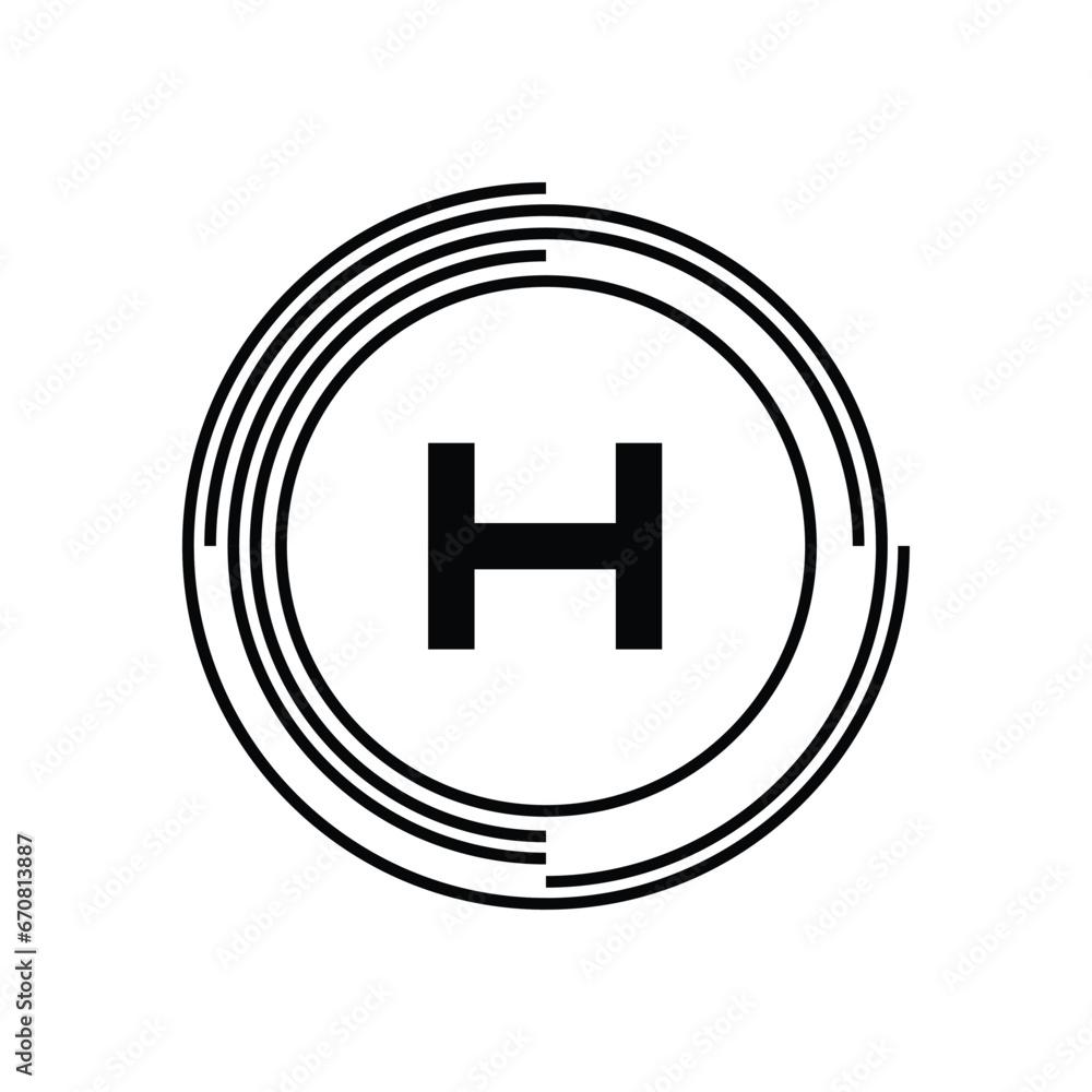 Initial Letter Logo H Template Vector Design Initial Letter Logo H Template Vector Design