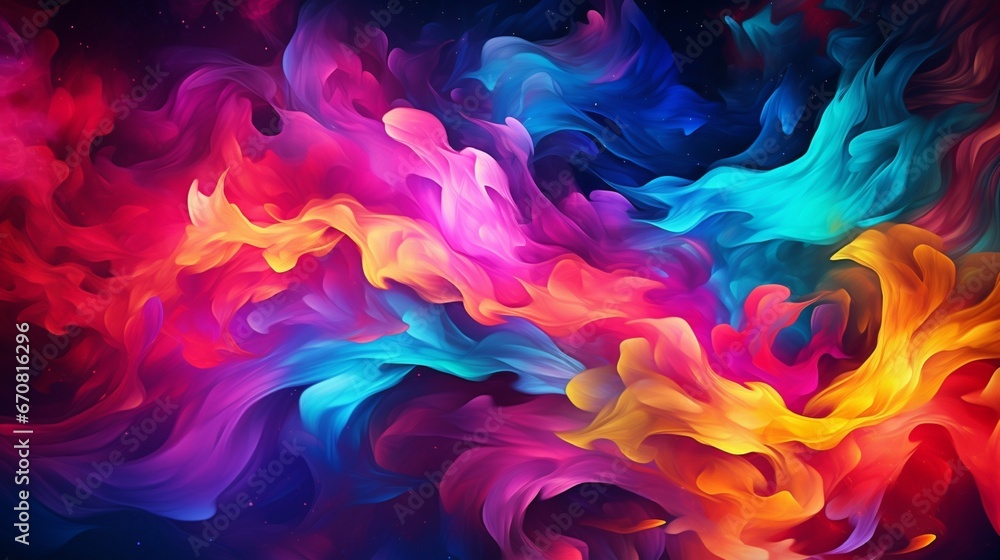 abstract background with smoke