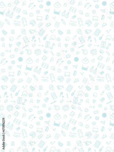 スポーツ用品の壁紙イラスト